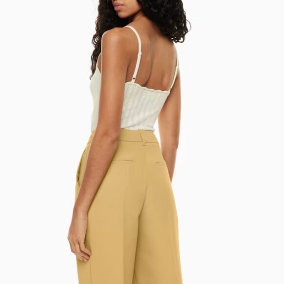 Wilfred Effortless Anyway Pants Pleated High Rise Wide Straight Leg Trousers - 0 - Picture 3 of 12